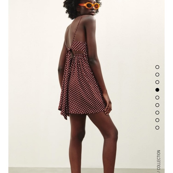 Zara Mirco Dot Mini Dress - Picture 3 of 9